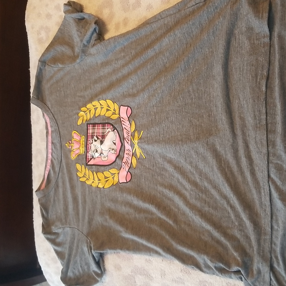 Disney Marie Aristocats Gray T-Shirt